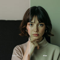 color grading preview with Analog LUT Pack