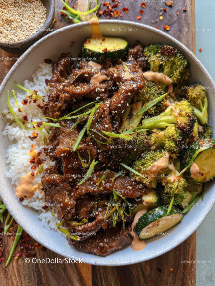 Delicious Beef Bulgogi with Grilled Zucchini and Roasted Broccoli