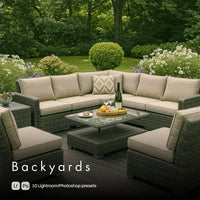 Backyards Lightroom presets cover preview