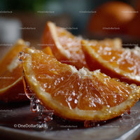 Fresh Orange Slices with Juicy Citrus and Bright Colors
