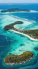 Tropical Islands with Clear Blue Water and Sandy Beaches