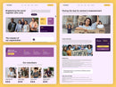 Charityflow Framer template design preview