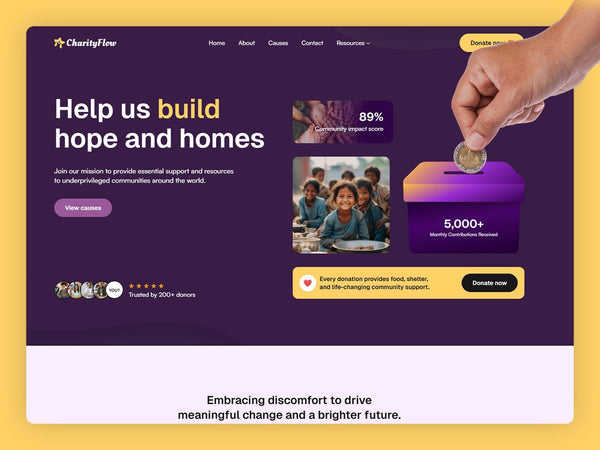 Charityflow — Nonprofit, Charity & NGO Framer Template