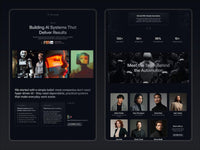 Clavion Framer template website sections preview