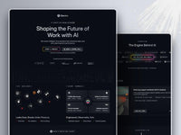 Clavion Framer template homepage preview