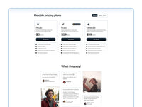 Cloudkit Framer template design preview