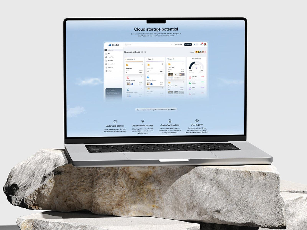 Cloudkit Framer template responsive layout preview