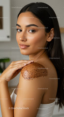 Young Woman with Flawless Skin and Confident Smile