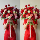 Before and after Floral LUT Pack effect