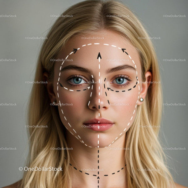 Facial Analysis and Skin Care Concept for Beauty and Dermatology