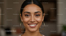 Close-Up Portrait of a Smiling Woman with Bright Expression