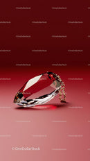 Luxury Diamond Pendant with Sparkling Crystal Gemstone