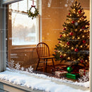 Cozy Christmas Tree with Gifts and Wooden Chair Indoors
