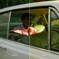 Before and after Italian Cars LUT Pack effect