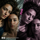 BW Portraits Pink Lightroom presets cover preview
