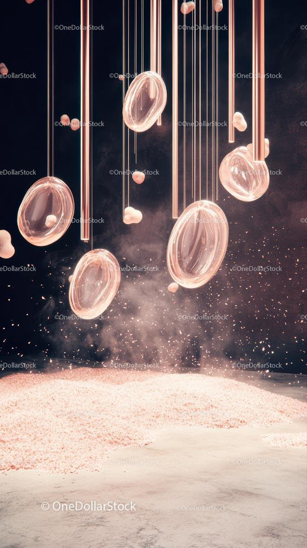 Ethereal Bioluminescent Jellyfish in Surreal Underwater Scene