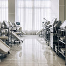 Modern Hospital Room with Medical Equipment and Patient Beds