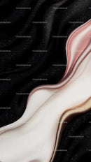 Elegant Satin Fabric with Sparkling Rose Gold Details for Fashion
