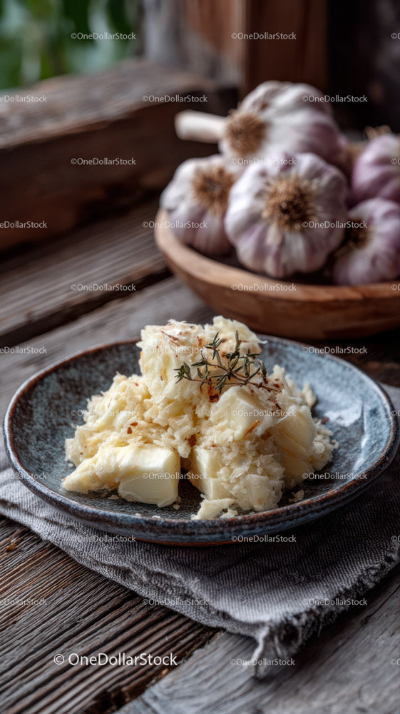 Creamy Mashed Potatoes with Garlic and Fresh Herbs