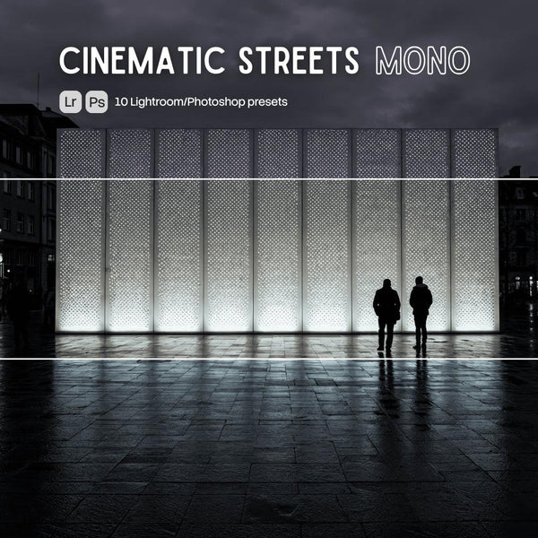 Cinematic Streets Mono Presets (10 XMP files)