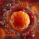Vibrant Fresh Mandarins in Juicy Close-Up for Food Photography