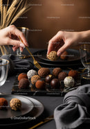 Elegant Box of Assorted Gourmet Chocolate Truffles for Celebrations
