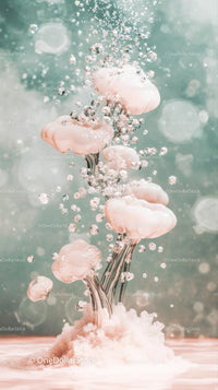 Pink Jellyfish Floating in Calm Ocean Water