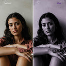 monochrome photography edit with BW Portraits Purple Lightroom presets