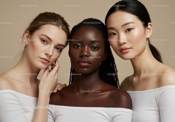 Diverse Women Portrait Celebrating Beauty and Confidence