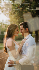 Before and after Wedding Photo Overlays effect