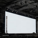 Empty Conference Hall with Large White Presentation Screen