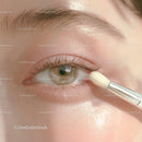Close-Up of Eye with Makeup Brush Applying Eyeshadow