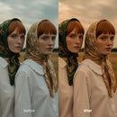 Before and after Sepia Deep Lightroom preset edit