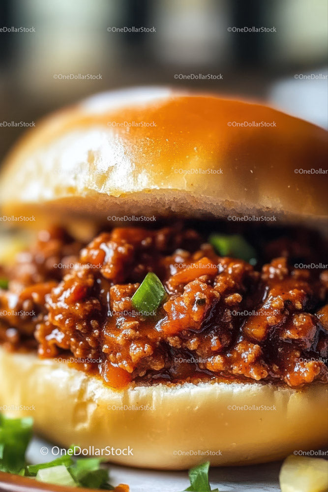 Soczysty burger z mielonej wołowiny w miękkiej bułce kanapkowej