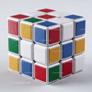 Colorful Rubik's Cube with Vibrant Red, Blue, Green, Yellow, and White Colors