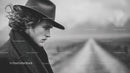 Stylish Man in Fedora Hat Outdoor Portrait in Monochrome
