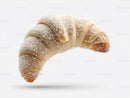 Fresh Powdered Sugar Croissant for Breakfast or Snack