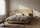 Cozy bedroom with natural light and minimalist decor