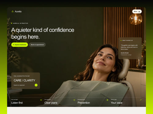 Aurelia Atelier – Website Template for AI Agents