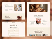 Dermato Framer template design preview