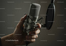 Professional Studio Microphone for Vocal Recording and Music Production
