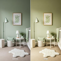 Before and after Interior Soft LUT Pack effect