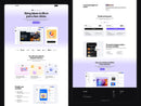 Draftr Framer template website sections preview