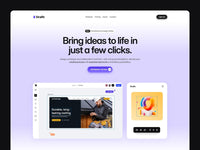 Draftr Framer template homepage preview