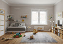 Bright Children's Bedroom with Toys and Cozy Decor