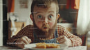Curious Young Man With Surprised Expression At Breakfast