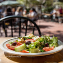 Fresh Vegetable Salad with Cherry Tomatoes Cucumber and Feta