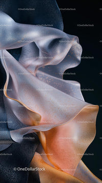 Elegant Silk Fabric with Gold and Silver Highlights for Fashion and Design