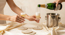 Elegant Champagne Toast in a Luxurious Celebration Setting