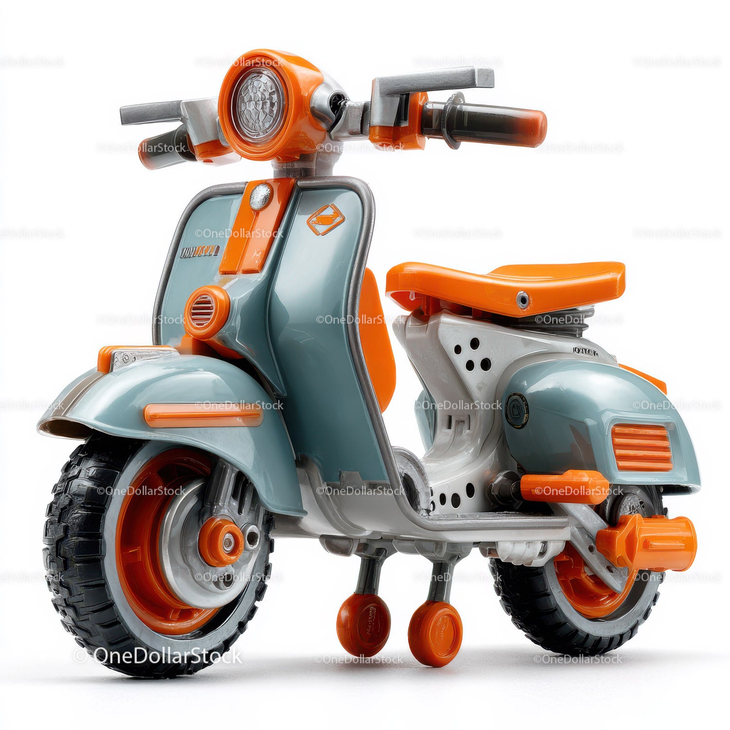 Cute Bunny Eared Robot Toy with Wheels for Kids and Play